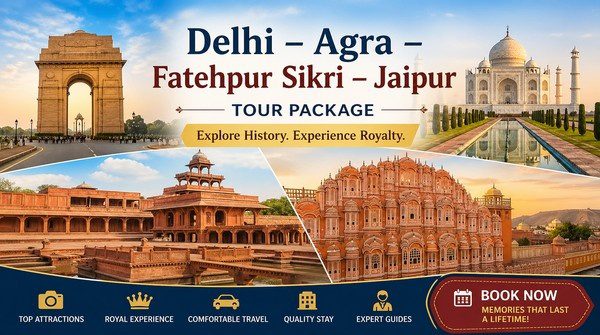 Golden Triangle Tour with Fatehpur Sikri – Best Deal