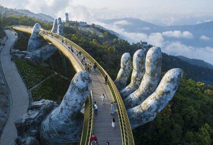 Da Nang city and Golden Bridge view, Vietnam - Humsafar Holidays