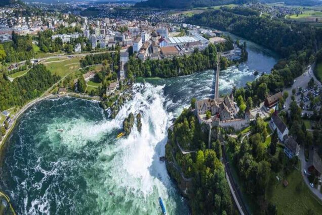 This Is Image Of Rhine Falls Schaffhausen